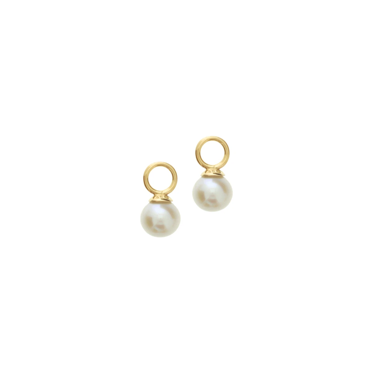oorringhangers parel 14K geelgoud
