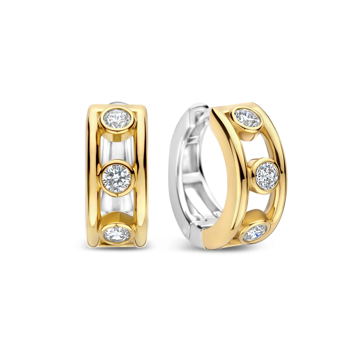 Open Cirkel Zirkonia Hoops