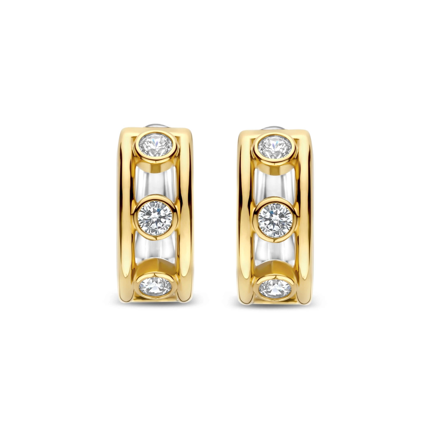 Open Cirkel Zirkonia Hoops