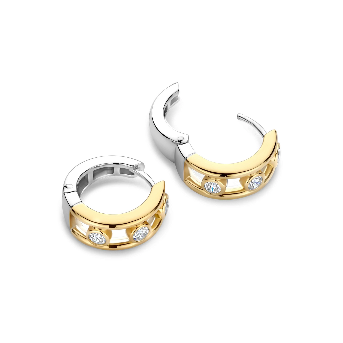 Open Cirkel Zirkonia Hoops