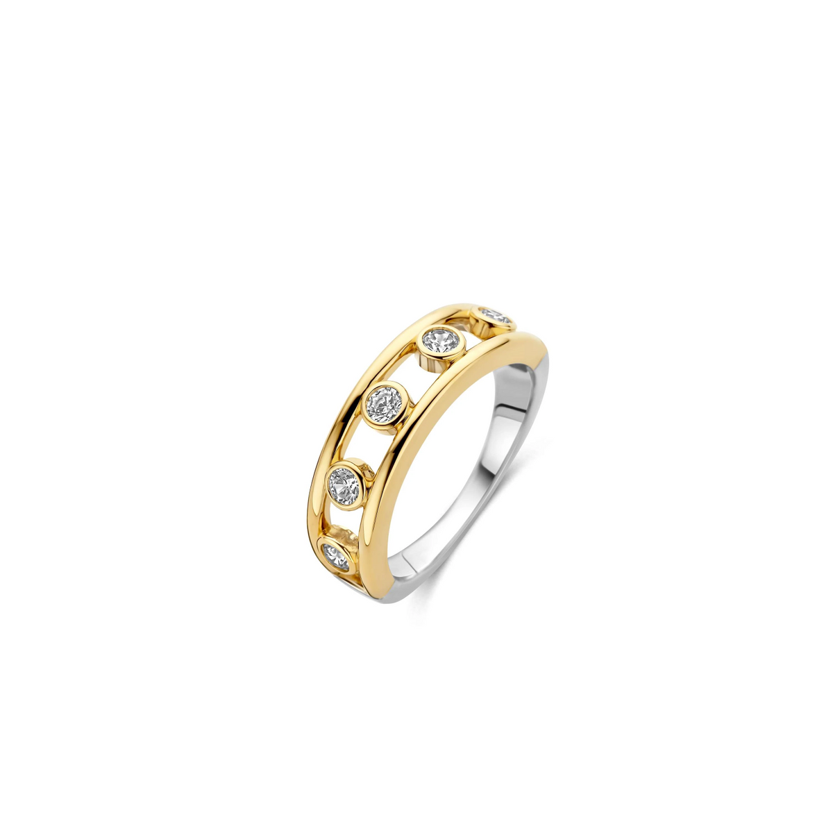 Open Cirkel Zirkonia Ring
