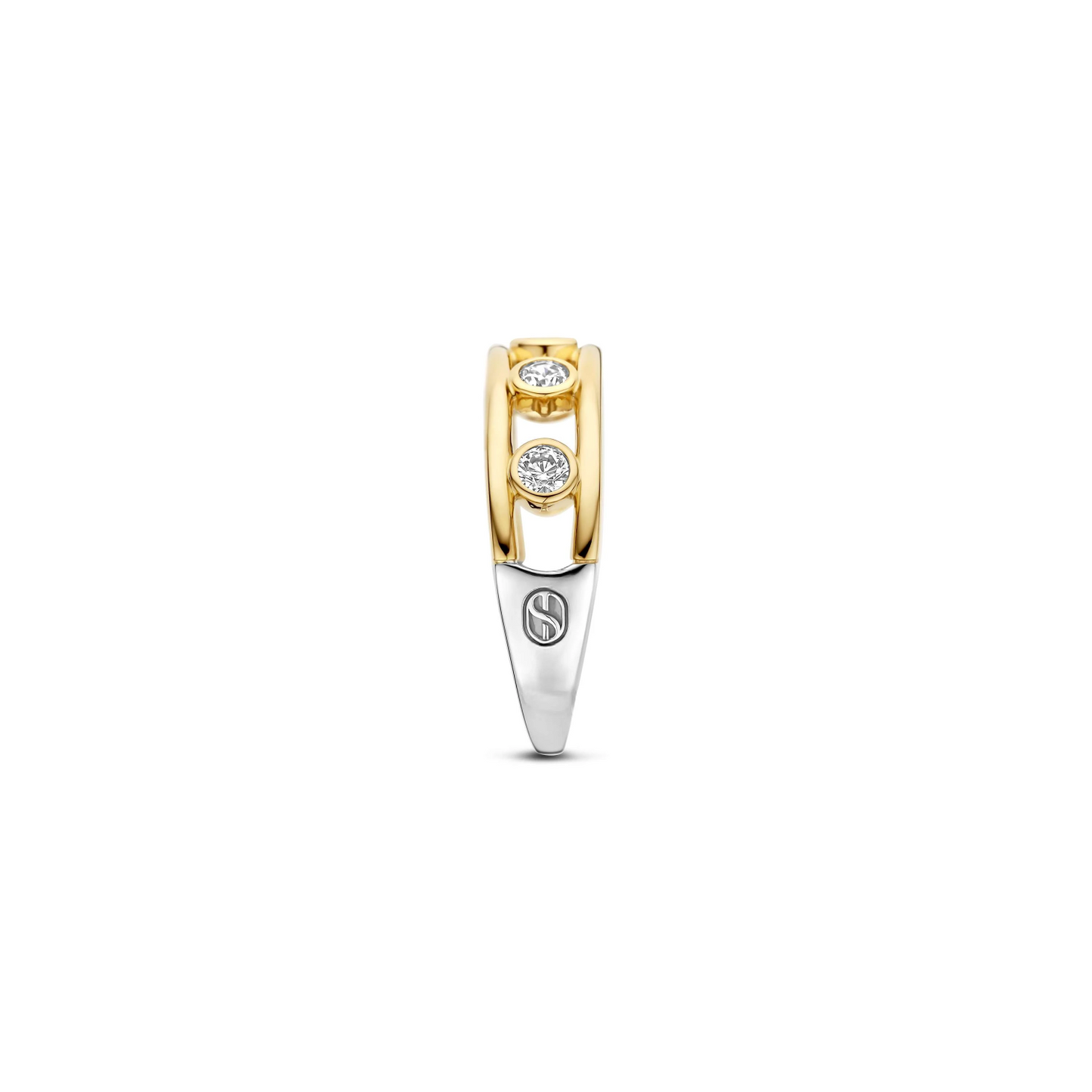 Open Cirkel Zirkonia Ring