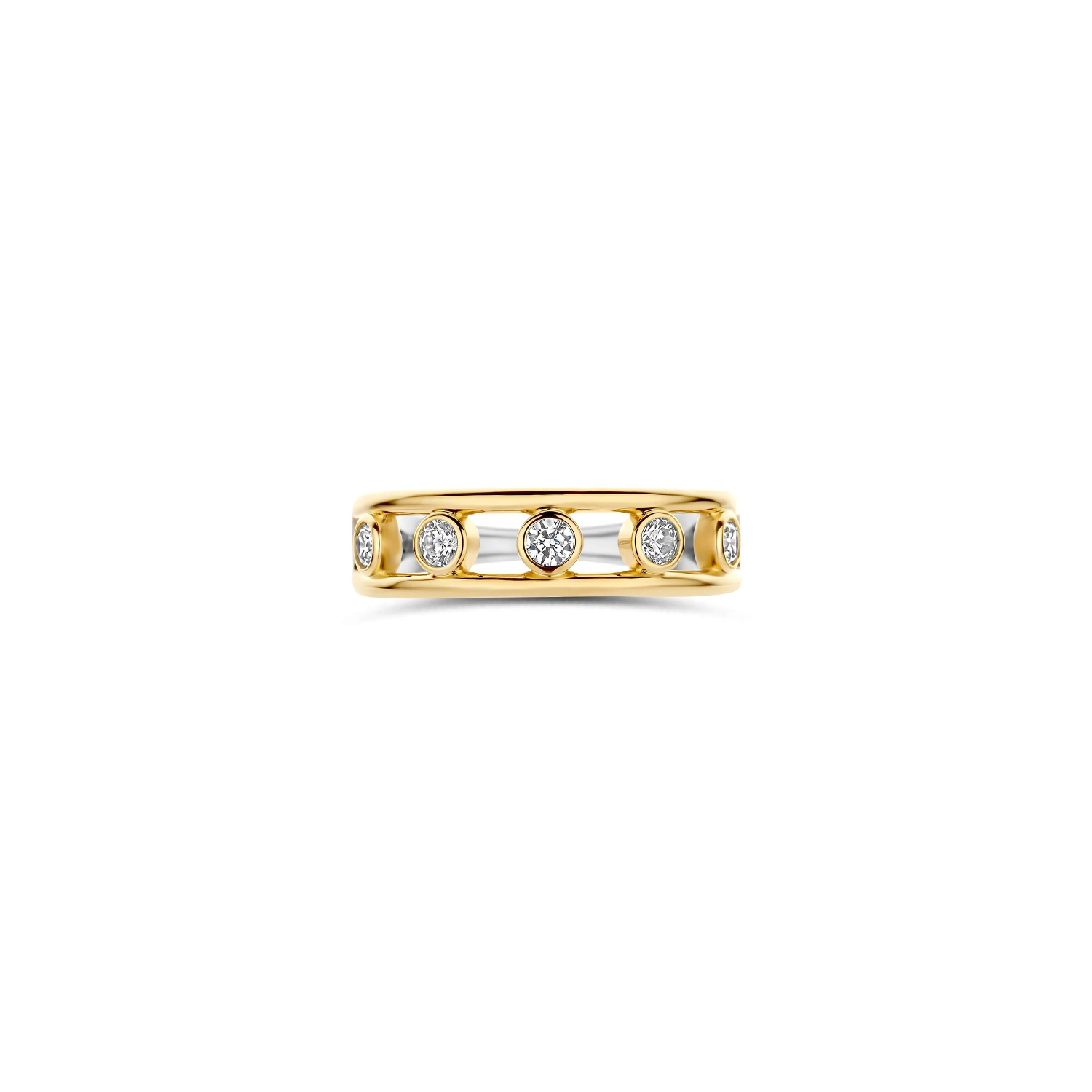 Open Cirkel Zirkonia Ring