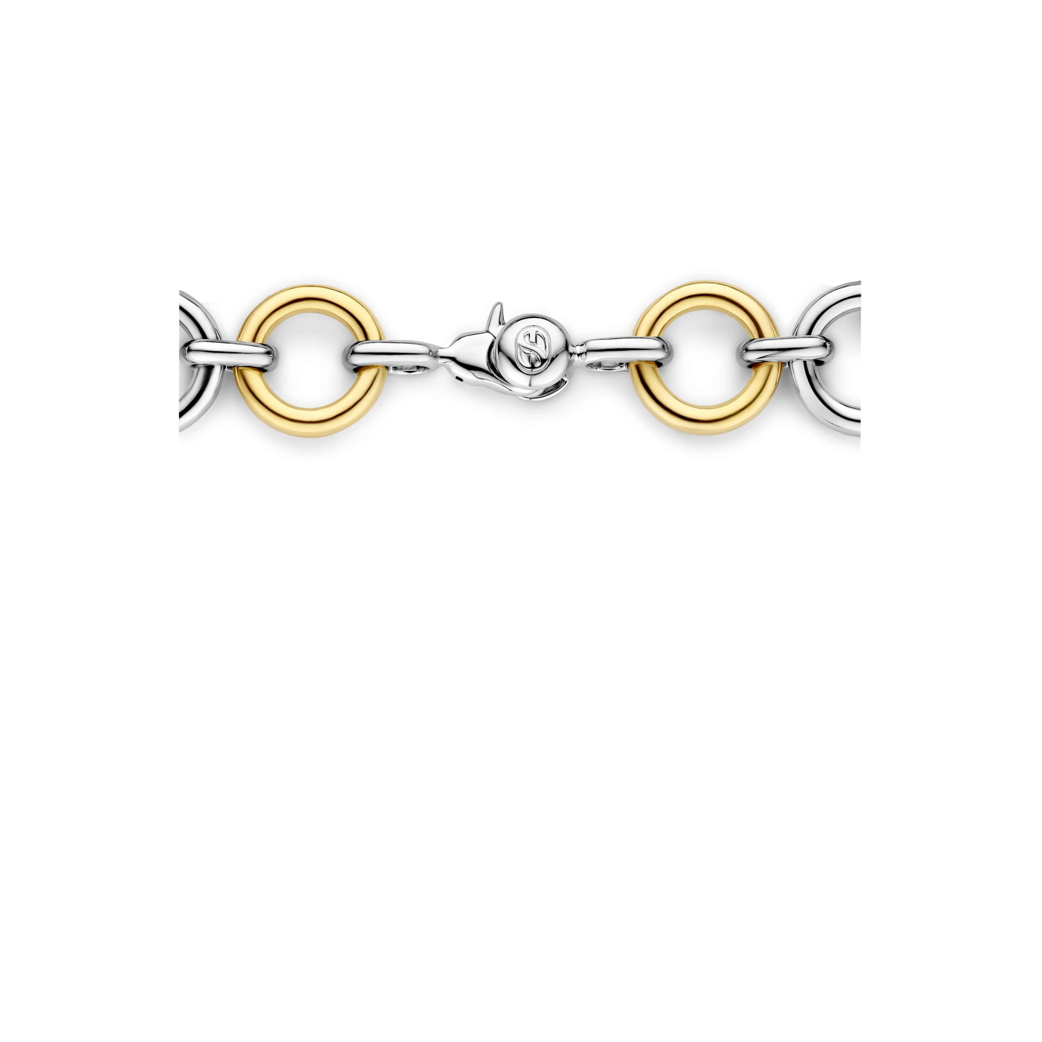 Open Modern Pavé Cirkel Armband