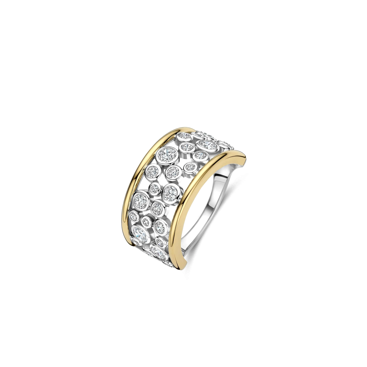 Open Sparkle Statement Ring
