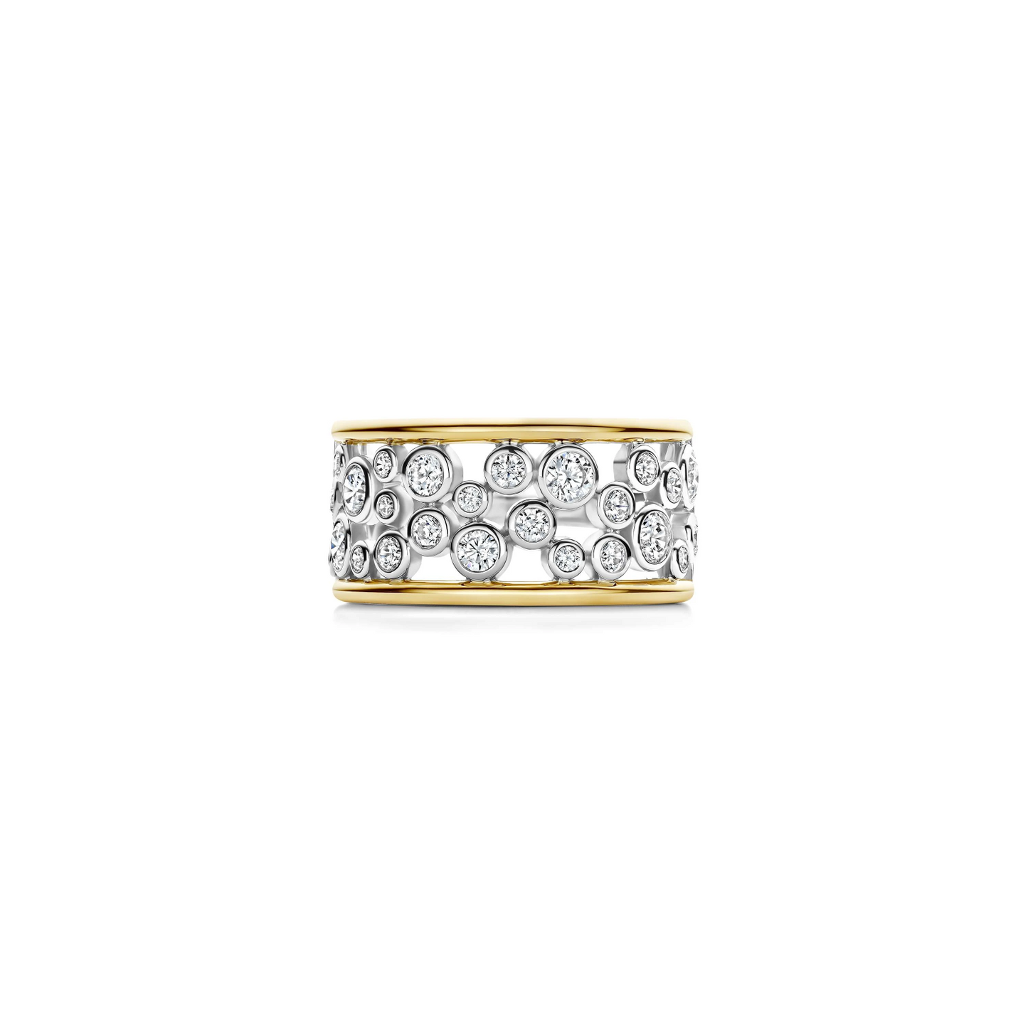 Open Sparkle Statement Ring