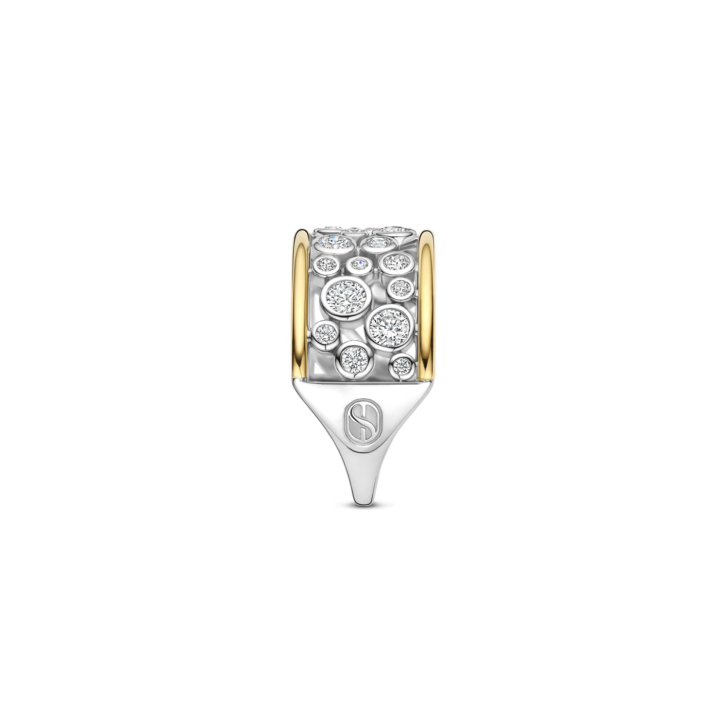 Open Sparkle Statement Ring
