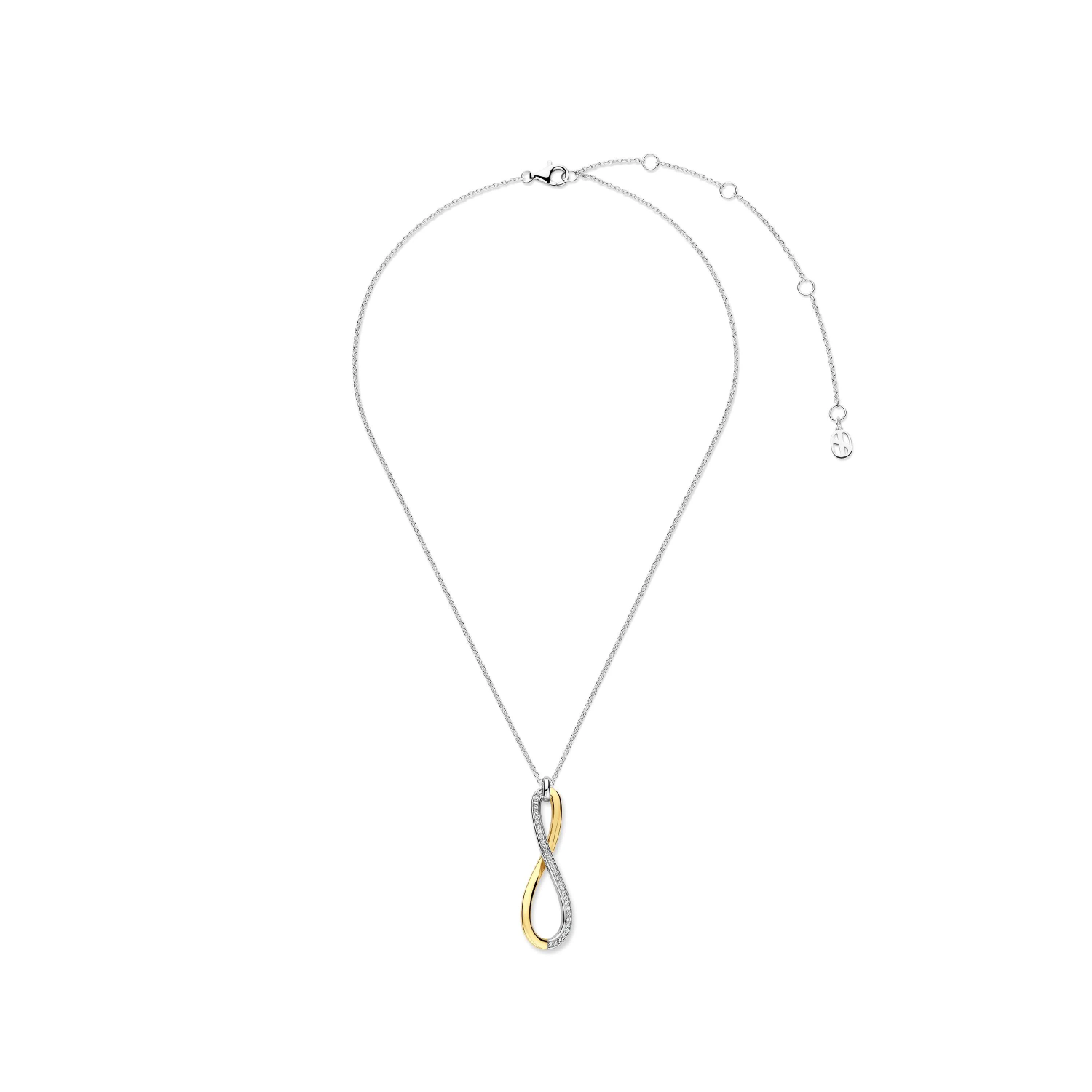 Organic Open Zirkonia Ketting
