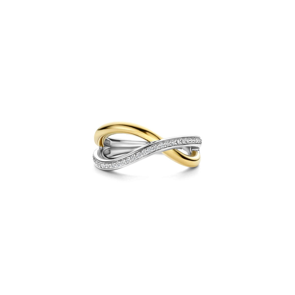 Organic Open Zirkonia Ring