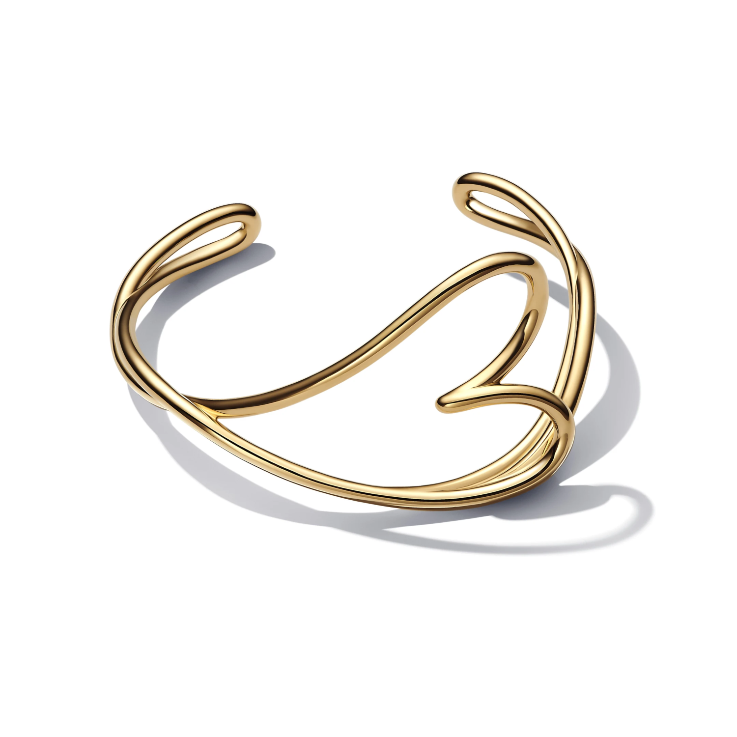 Organisch Gevormde Hart Bangle