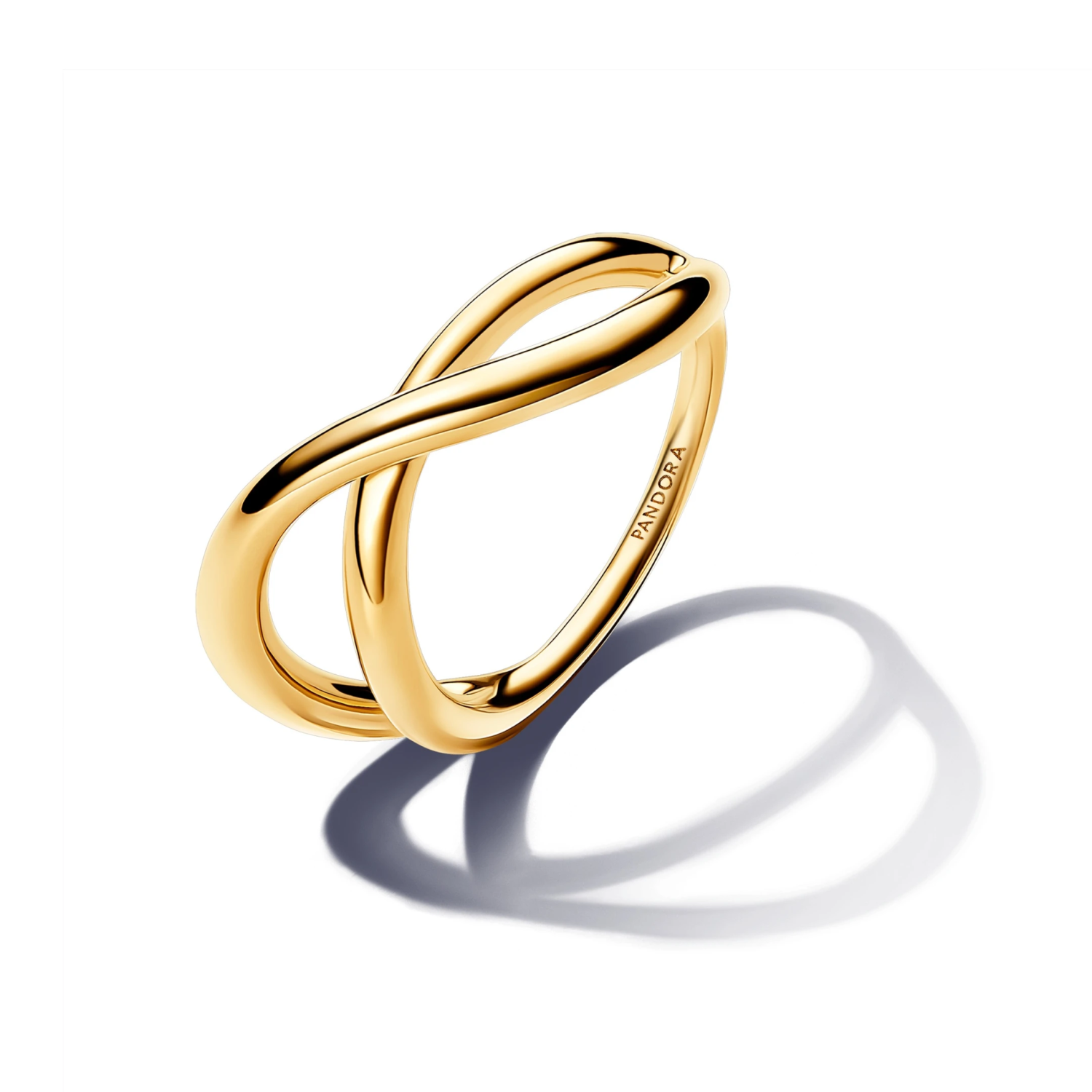 Organisch Gevormde Infinity Ring