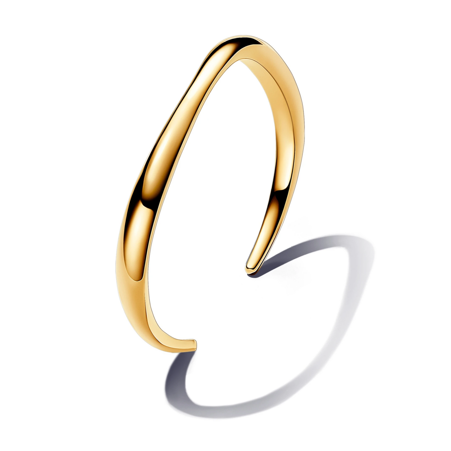 Organisch Gevormde Open Bangle