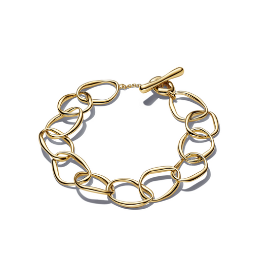 Organisch Gevormde Schakelarmband