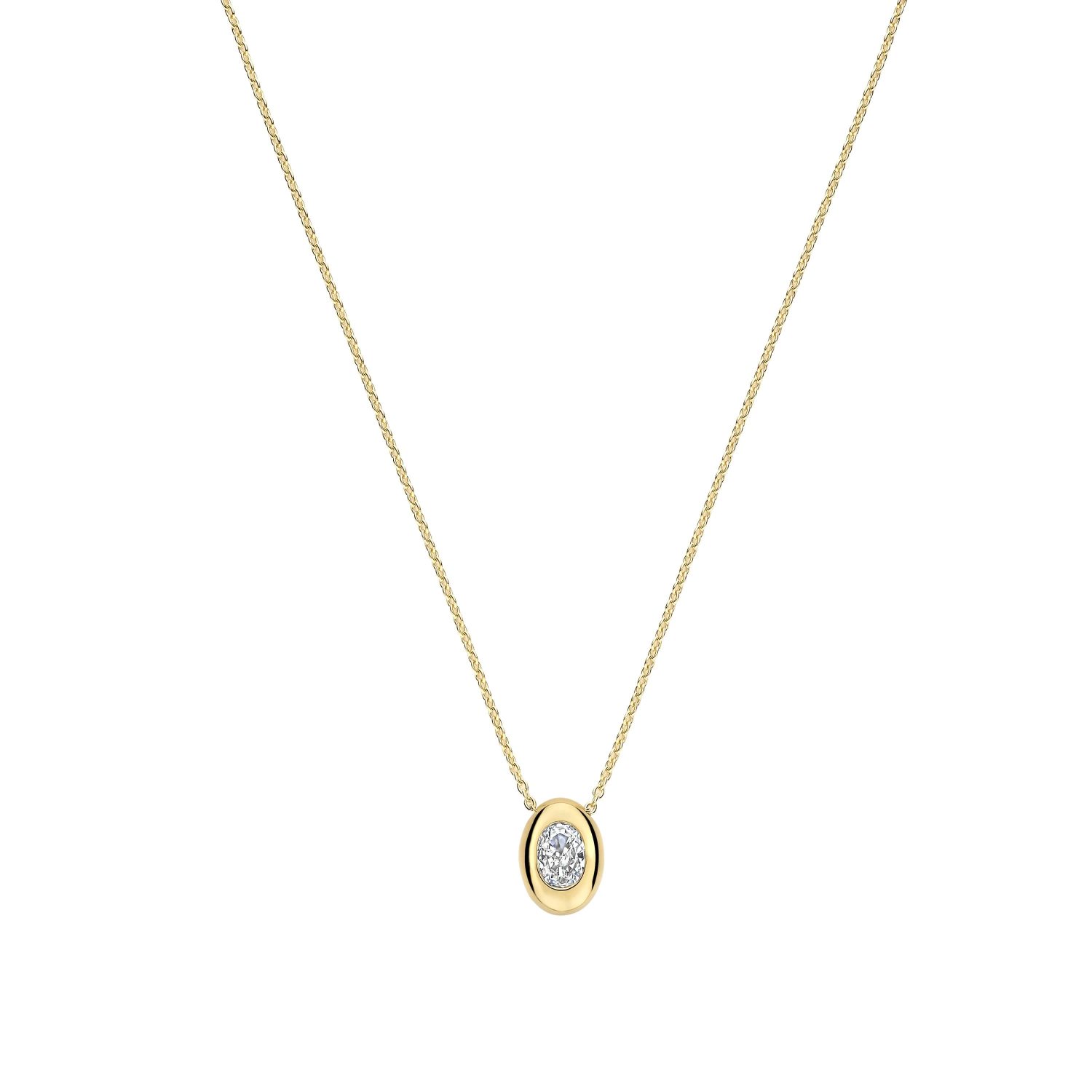 Oval Sparkle Ketting