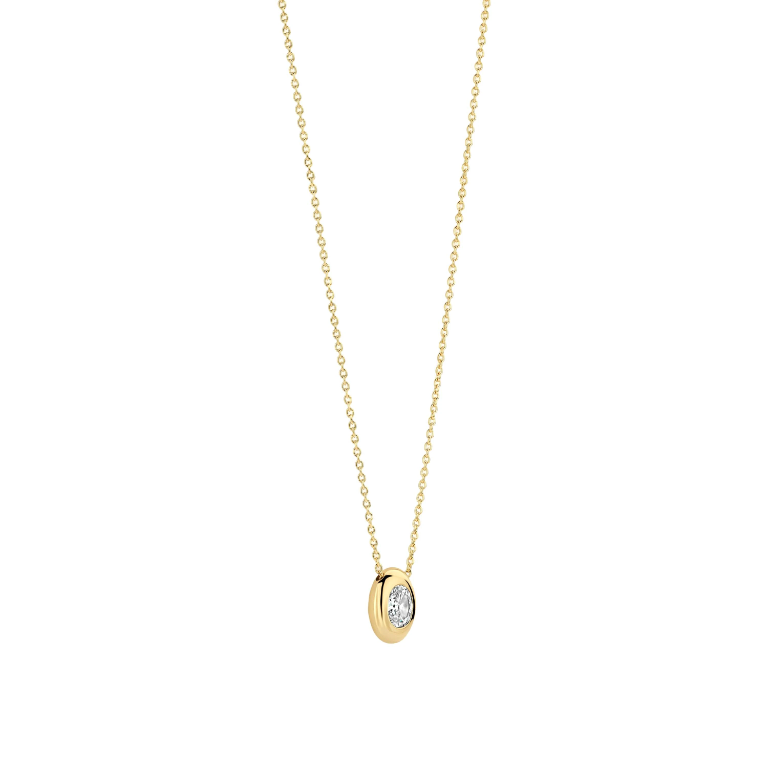 Oval Sparkle Ketting