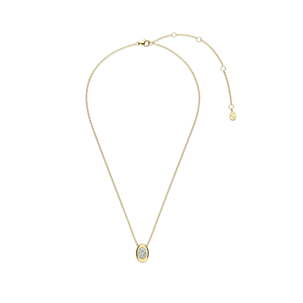 Oval Sparkle Ketting