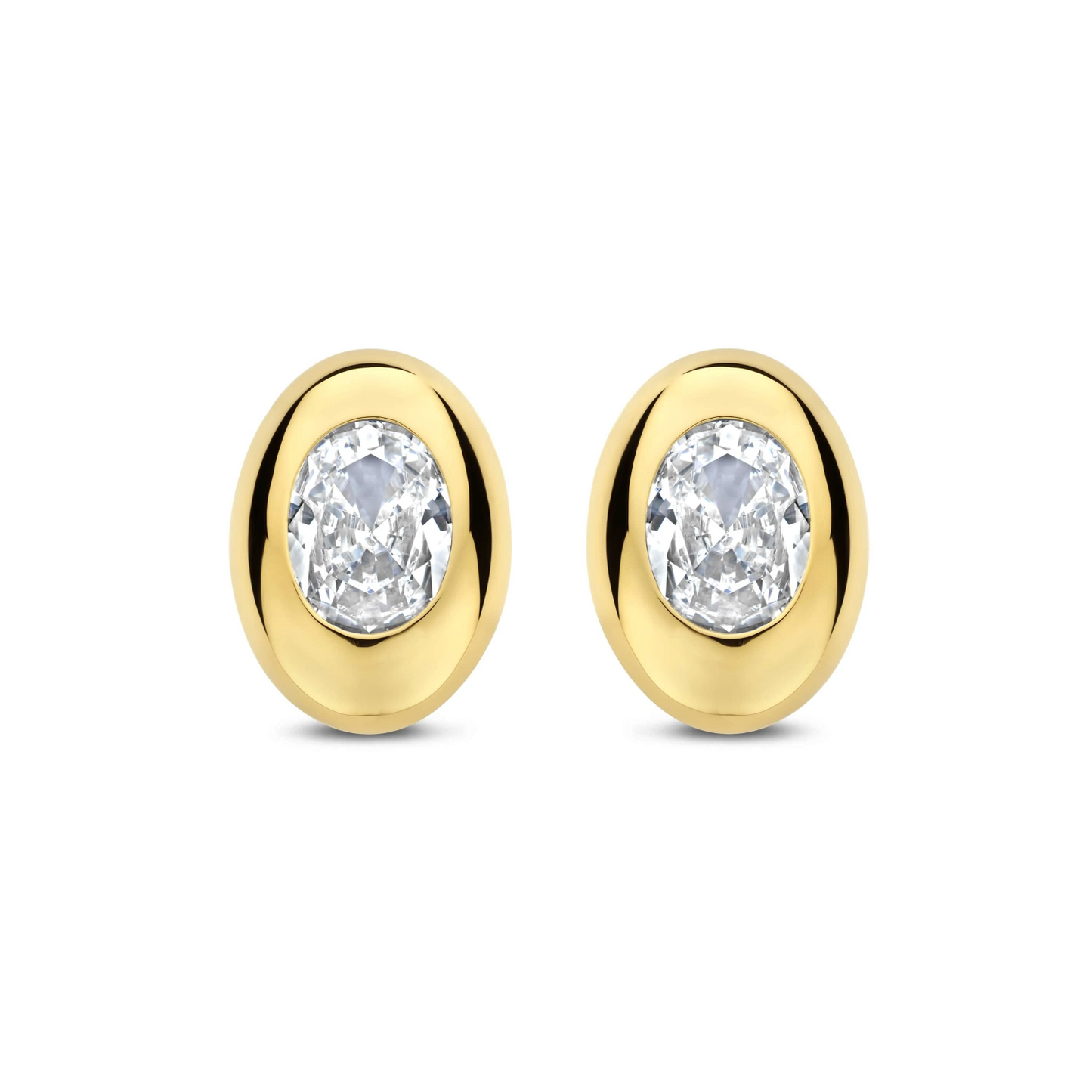 Oval Sparkle Oorbellen