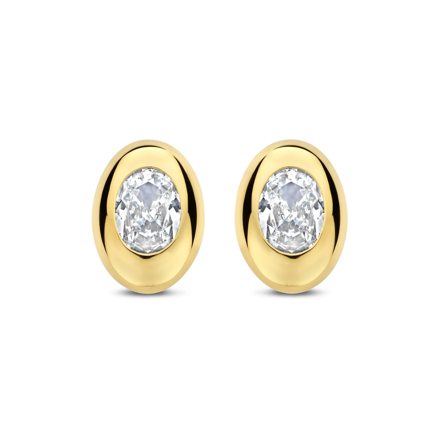 Oval Sparkle Oorbellen