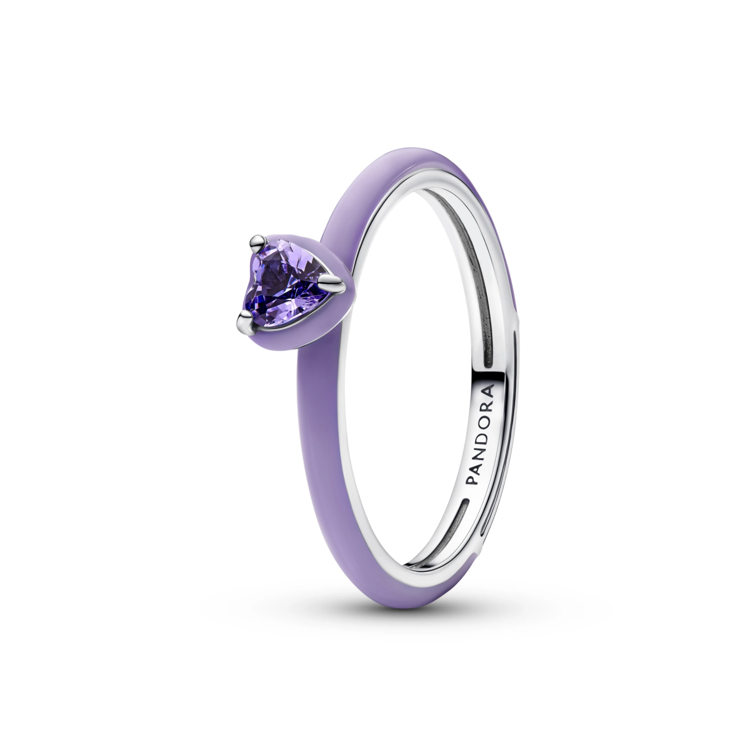 Paarse Hart Chakra Ring