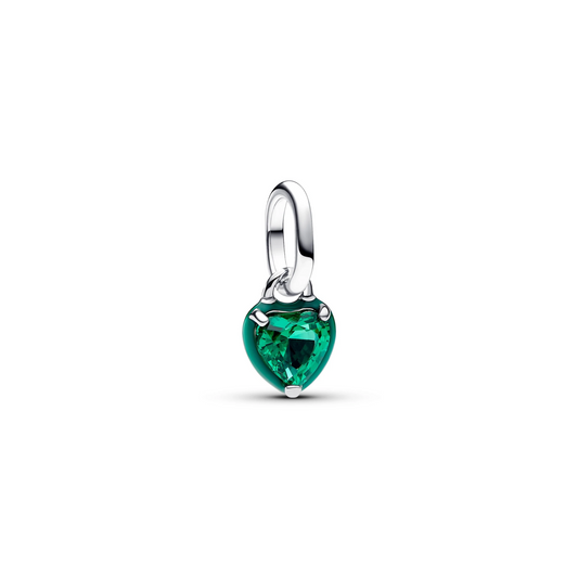 Pandora ME Groene Paarse Chakra Hart Mini Hangende Bedel