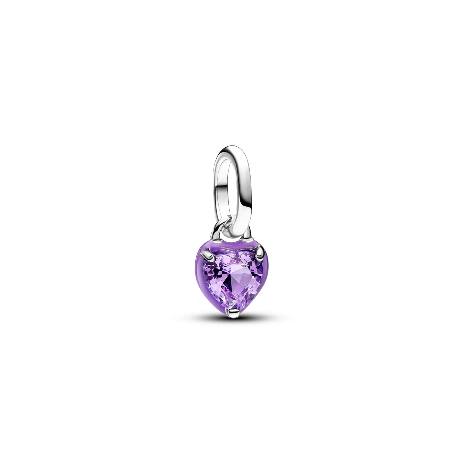 Pandora ME Paarse Chakra Hart Mini Hangende Bedel