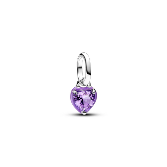 Pandora ME Paarse Chakra Hart Mini Hangende Bedel