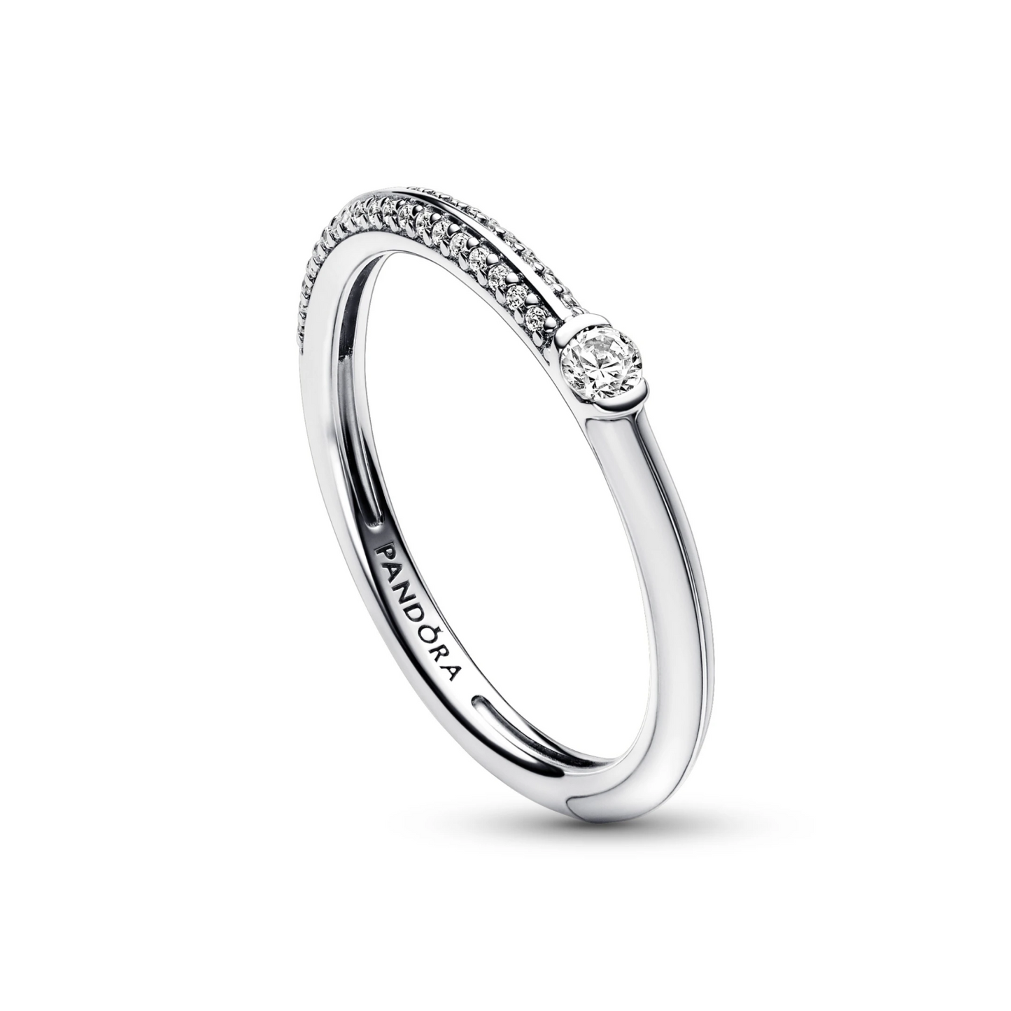 Pandora ME Pavé & Witte Dubbele Ring