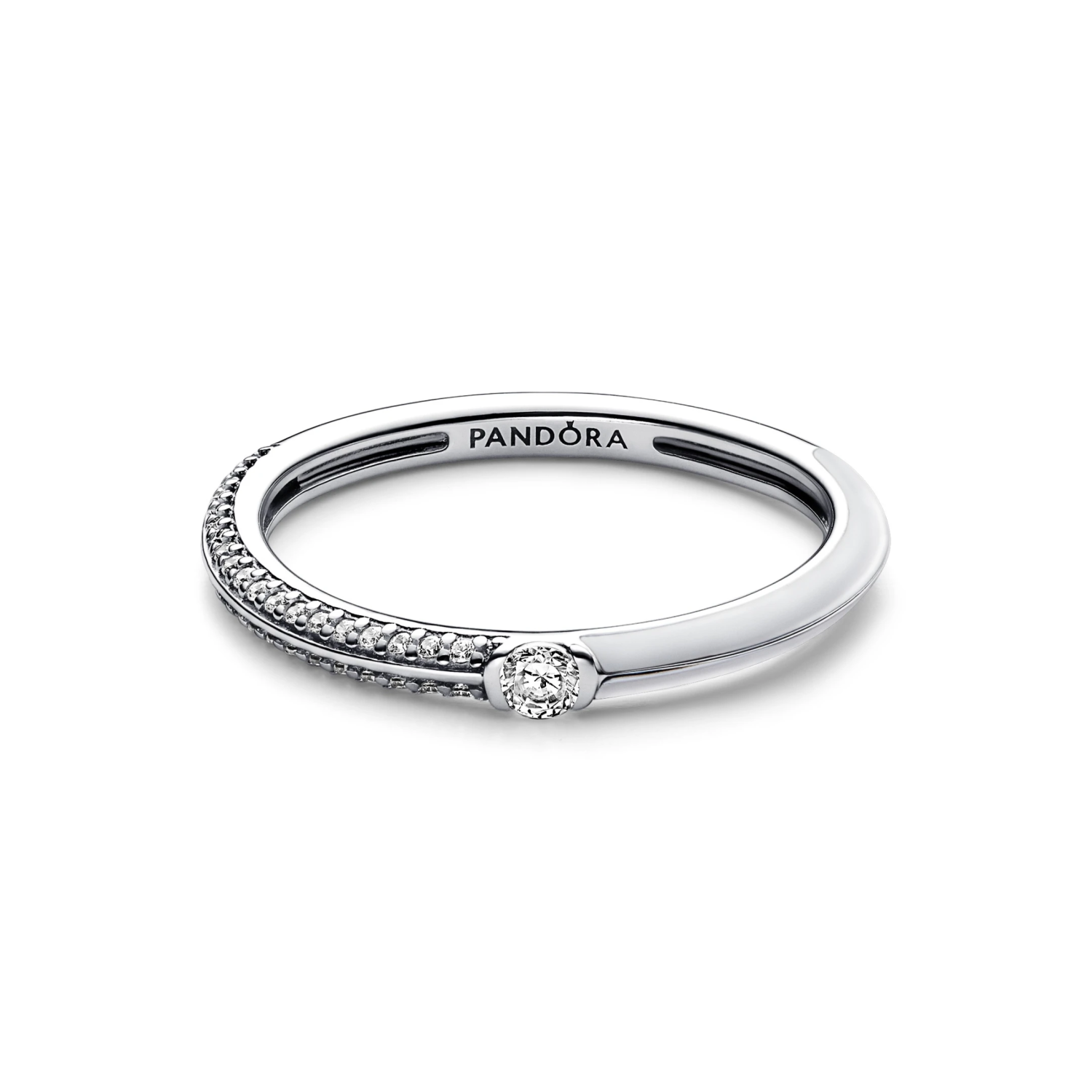 Pandora ME Pavé & Witte Dubbele Ring