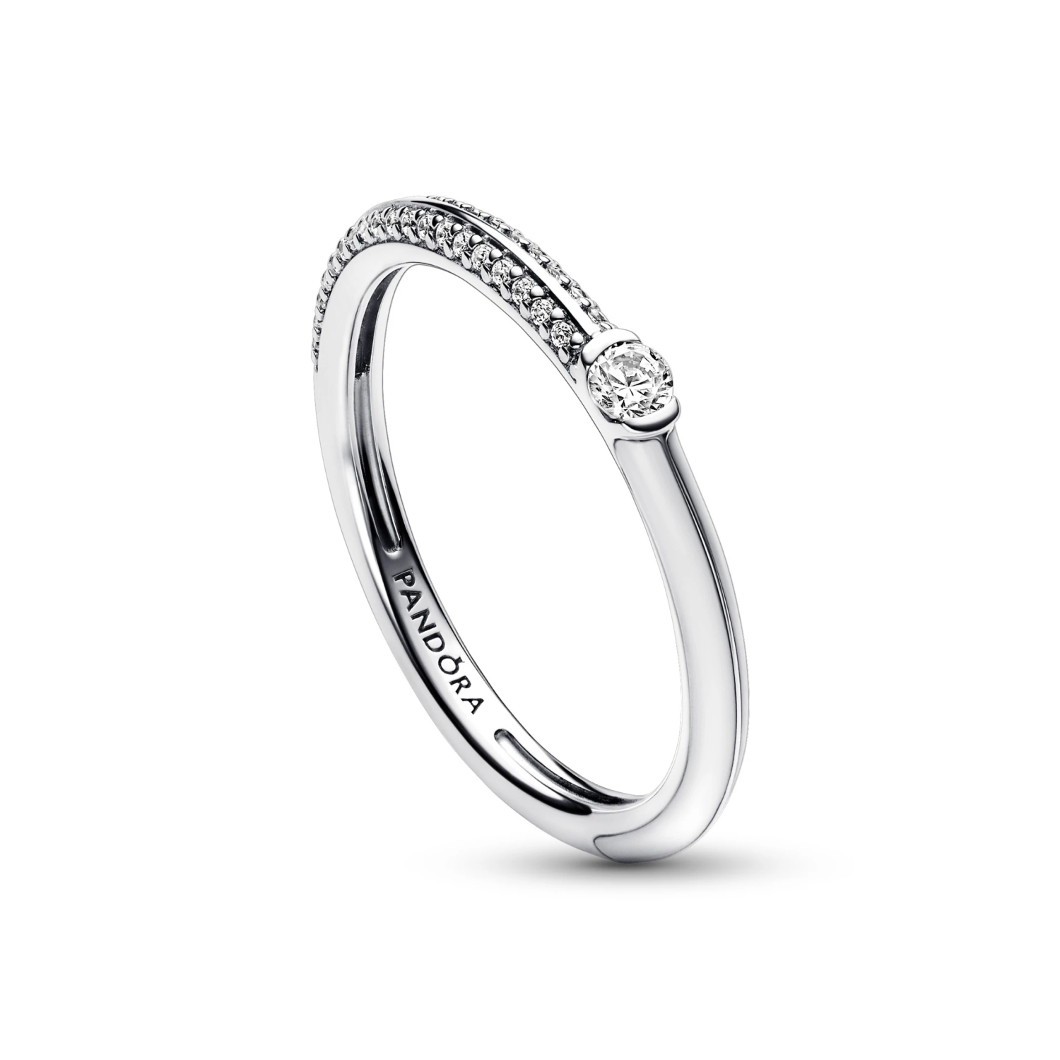 Pandora ME Pavé & Witte Dubbele Ring