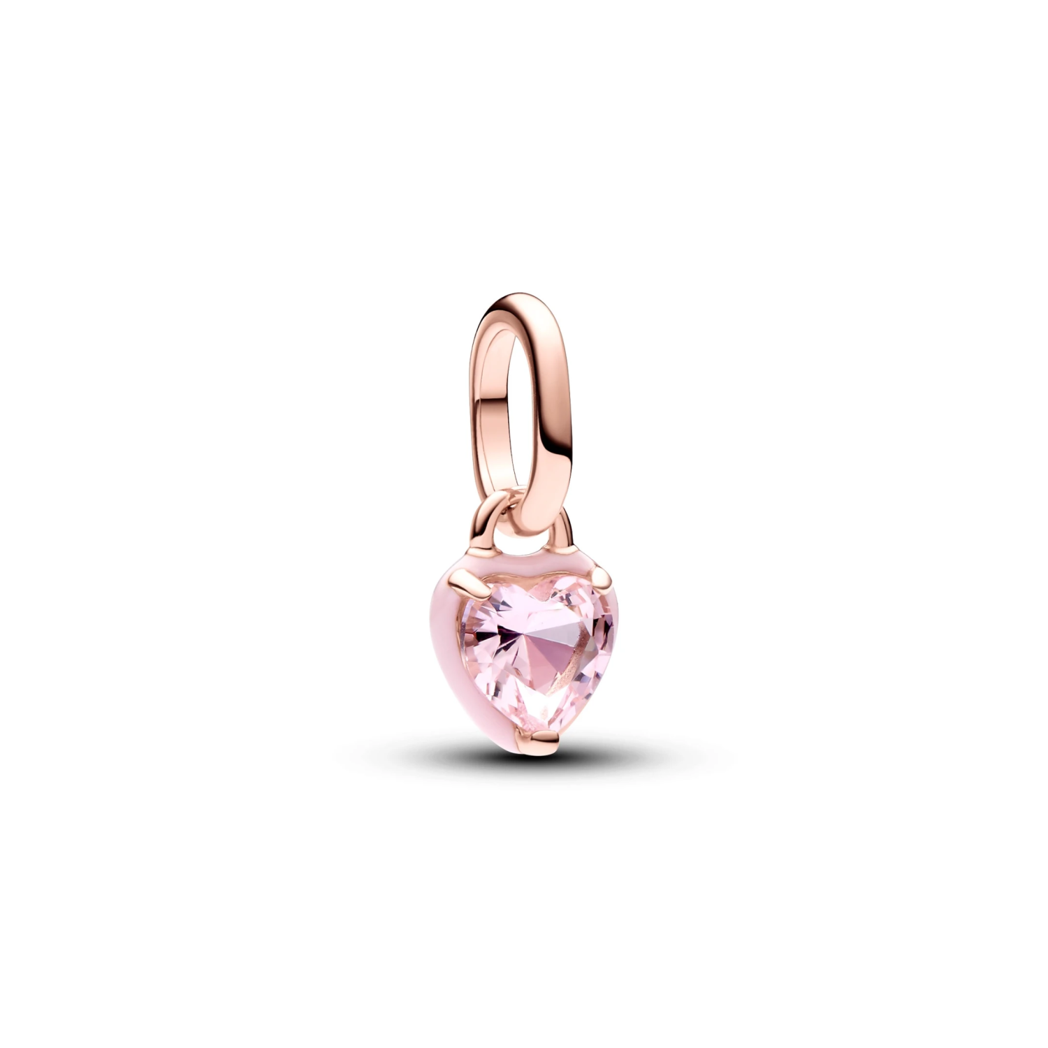 Pandora ME roze chakra hart hangende minibedel
