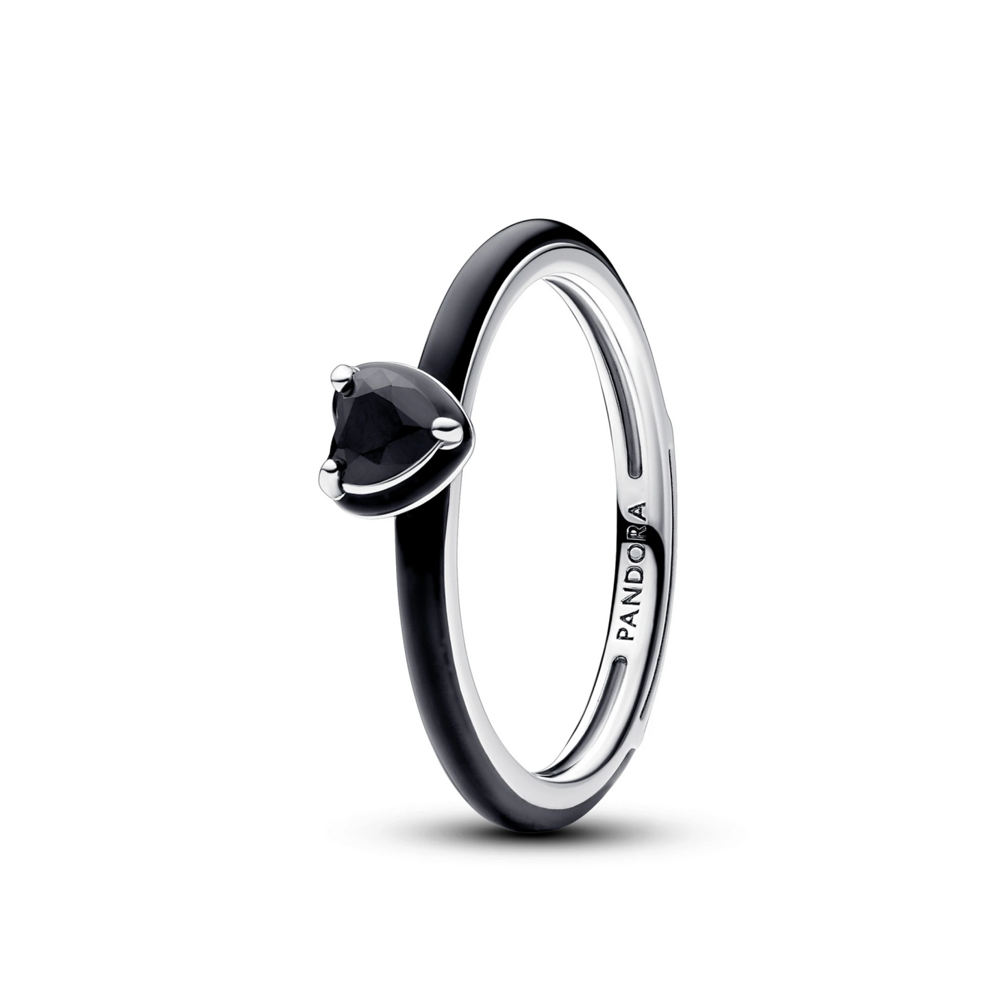 Pandora ME zwarte chakra hart ring
