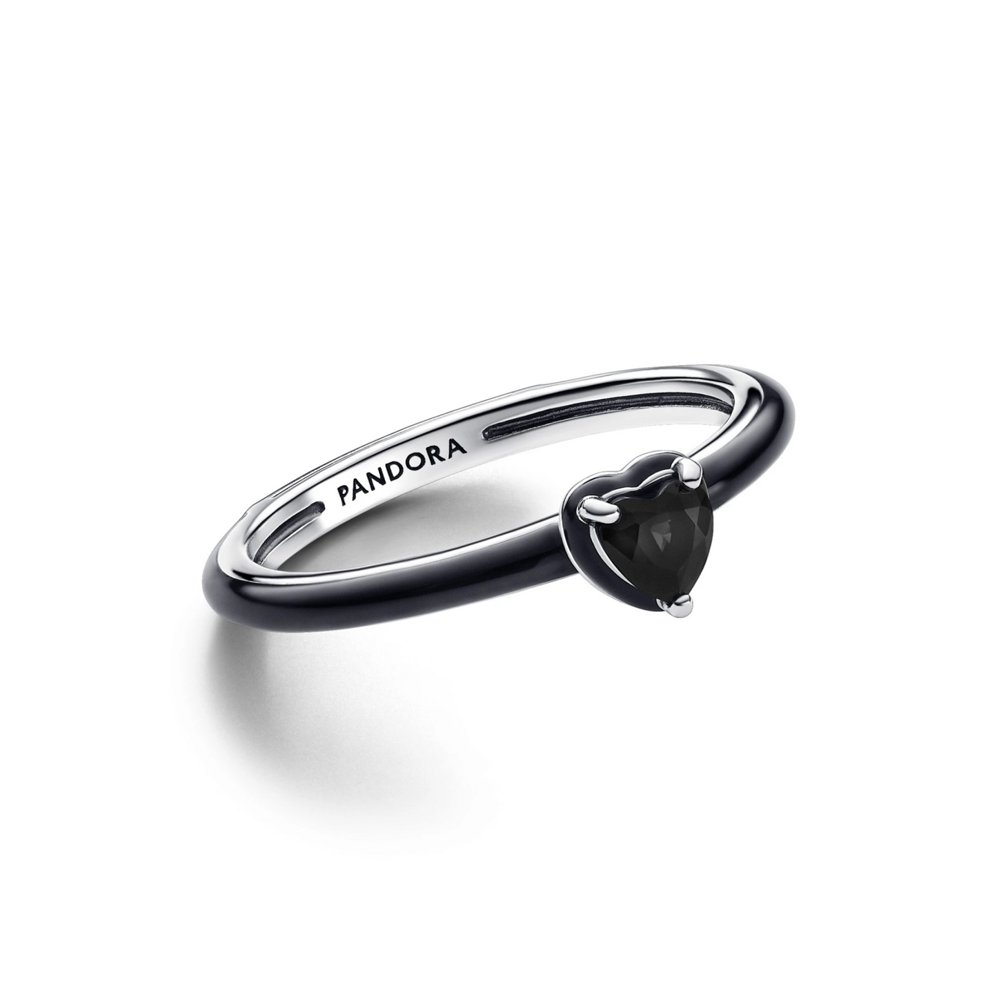 Pandora ME zwarte chakra hart ring