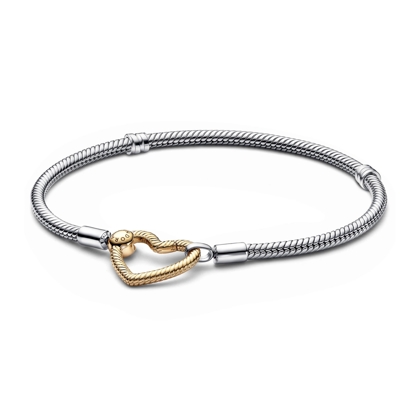 Pandora Moments Hearts Closure Slangenschakelarmband