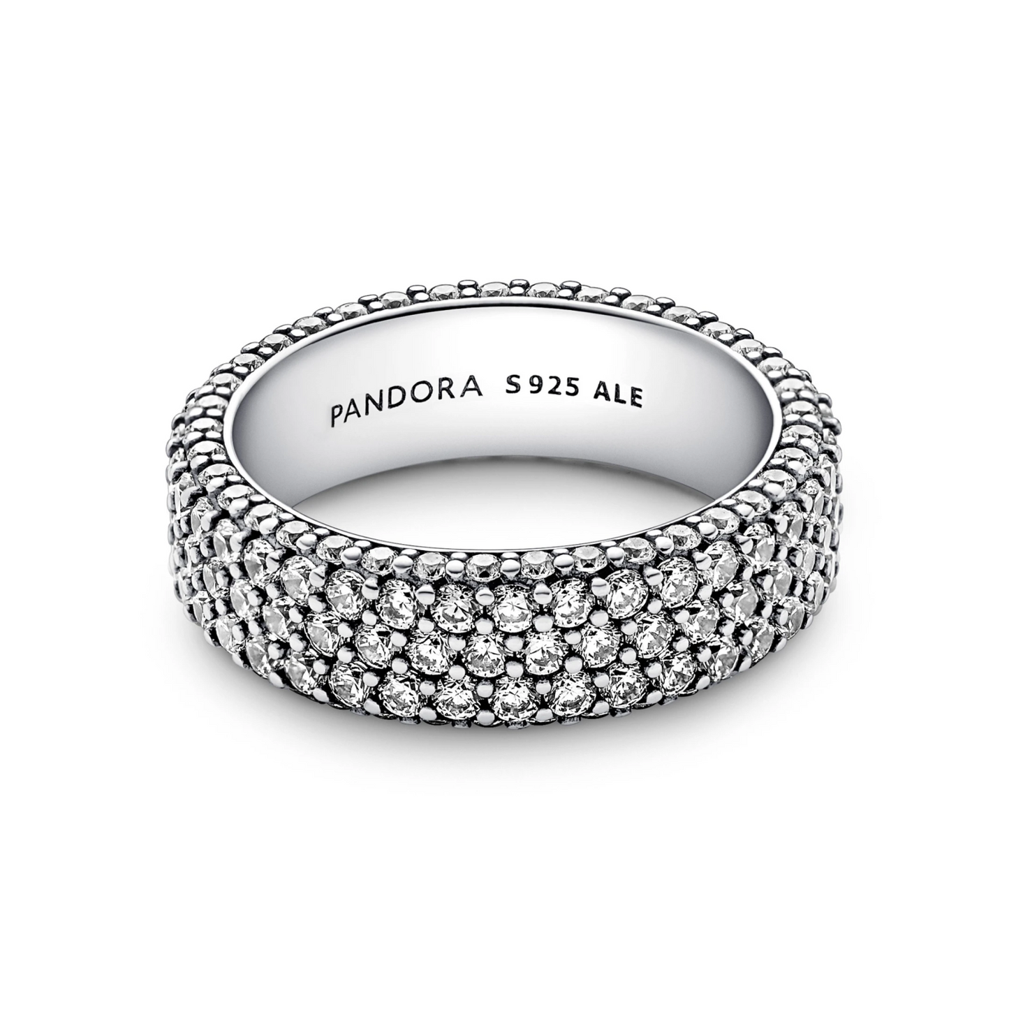 Pandora Timeless driedubbele rij pavé ring
