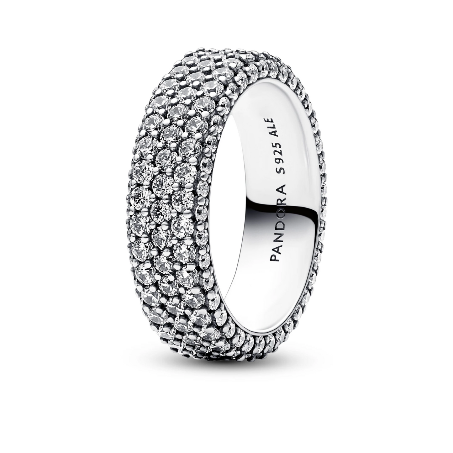 Pandora Timeless driedubbele rij pavé ring