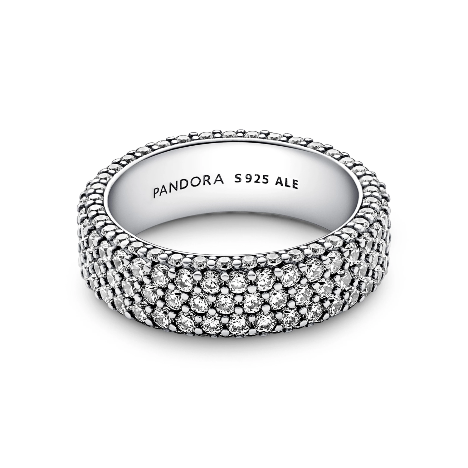 Pandora Timeless driedubbele rij pavé ring