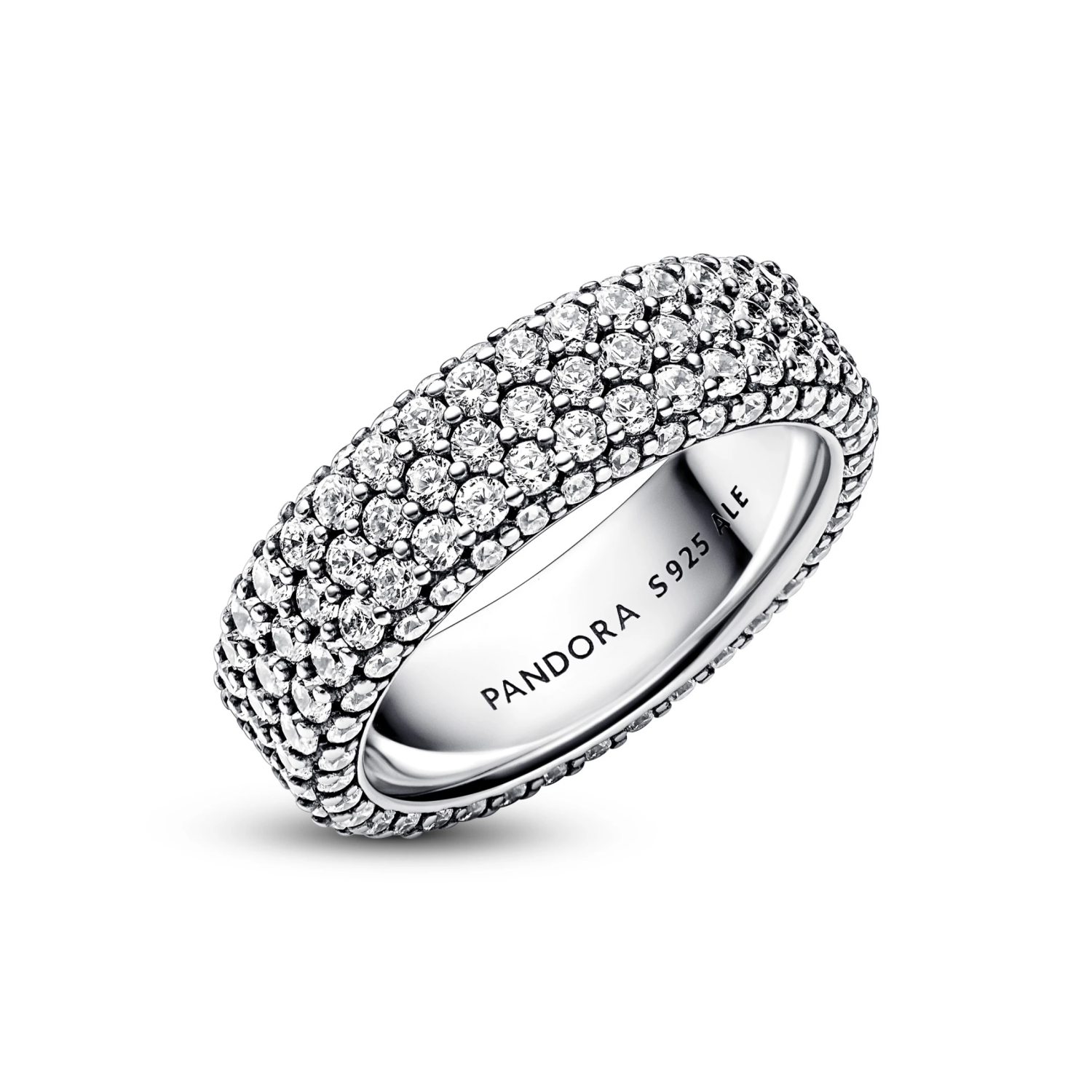 Pandora Timeless driedubbele rij pavé ring