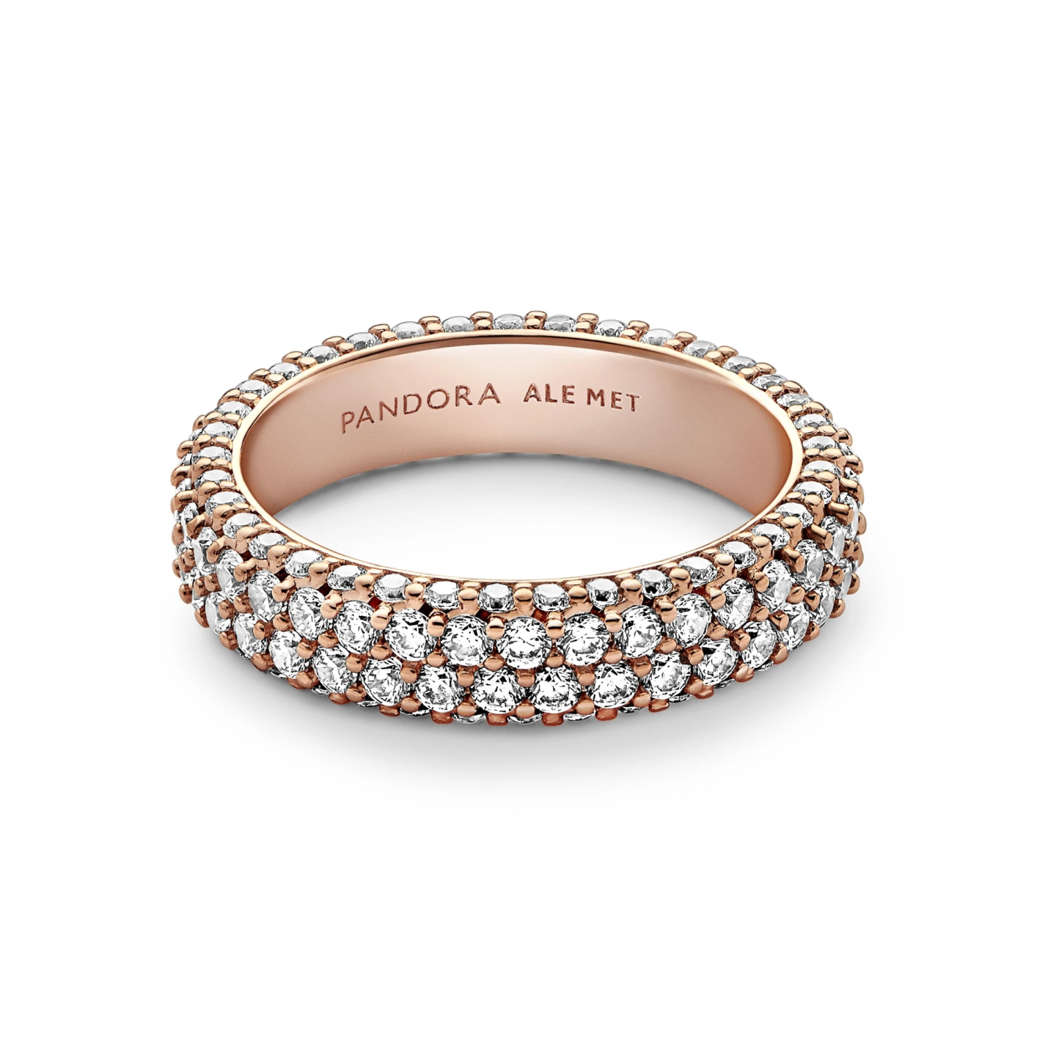 Pandora Timeless dubbele rij pavé ring