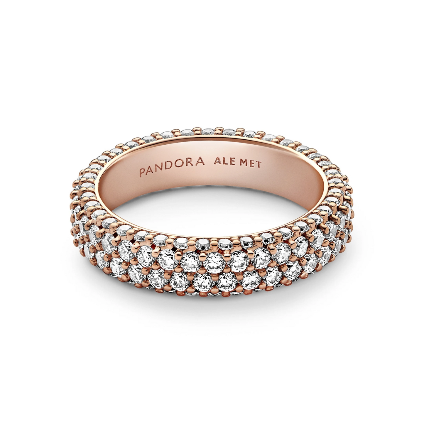 Pandora Timeless dubbele rij pavé ring
