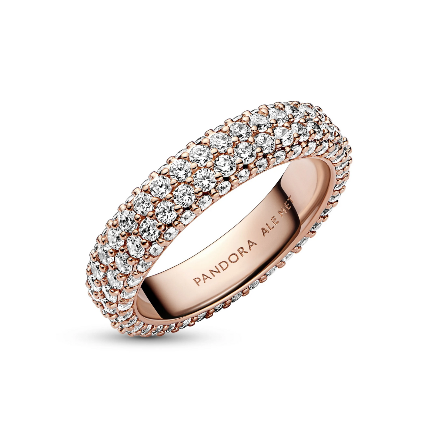Pandora Timeless dubbele rij pavé ring