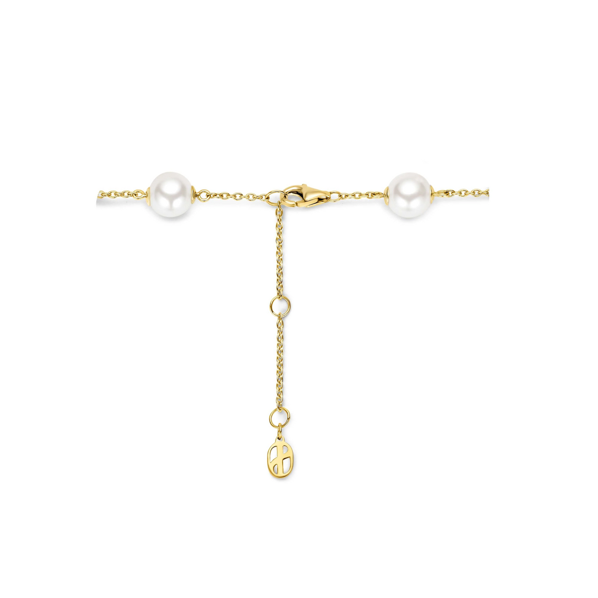 Parel Charm Armband Goudkleurig