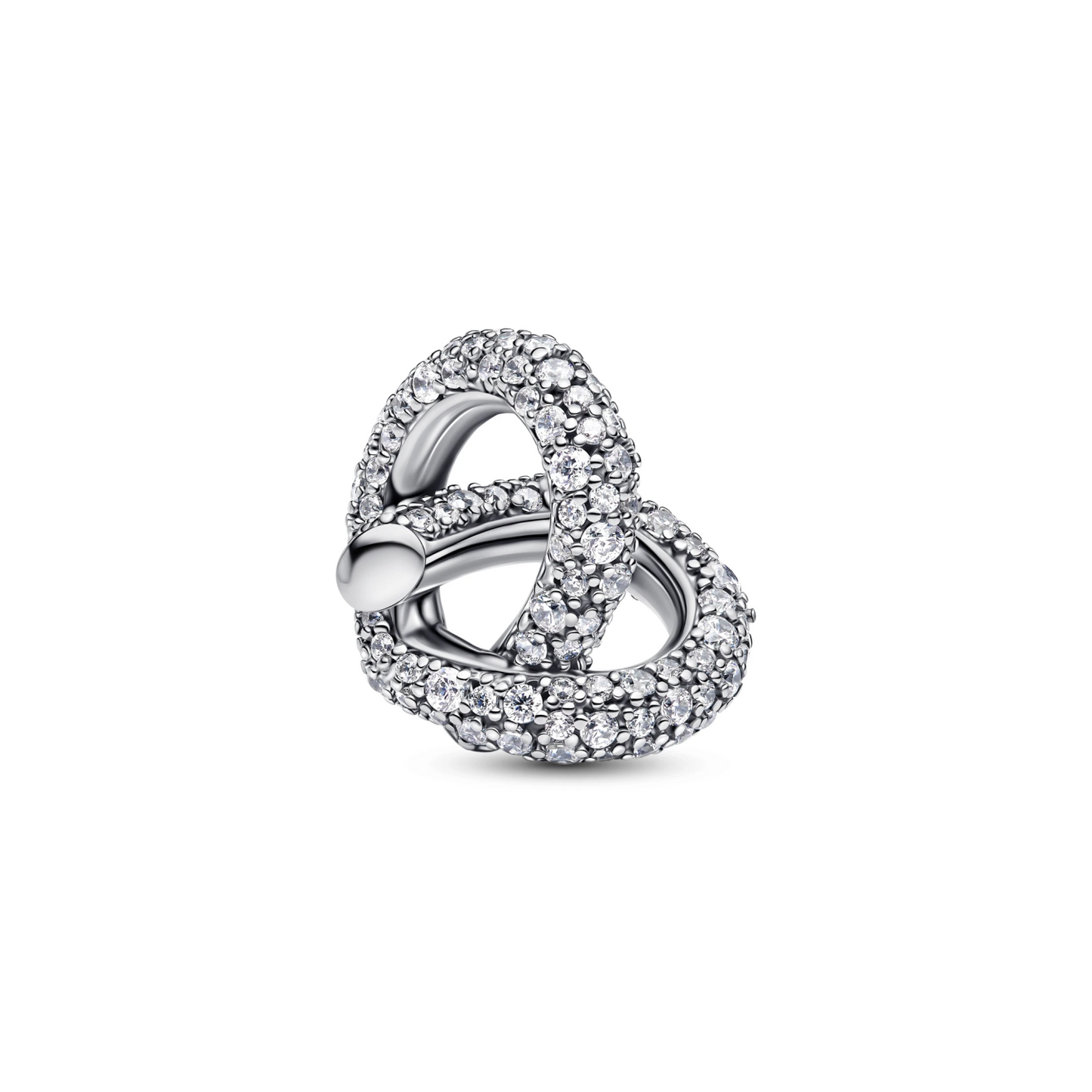 Pavé Infinity Knoop Hart Bedel