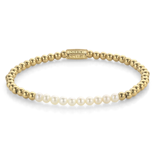 Pearl Gem meets Yellowgold - 4mm M