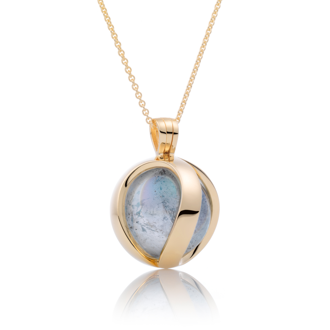Pendant - Flare Gold - Polished 20mm
