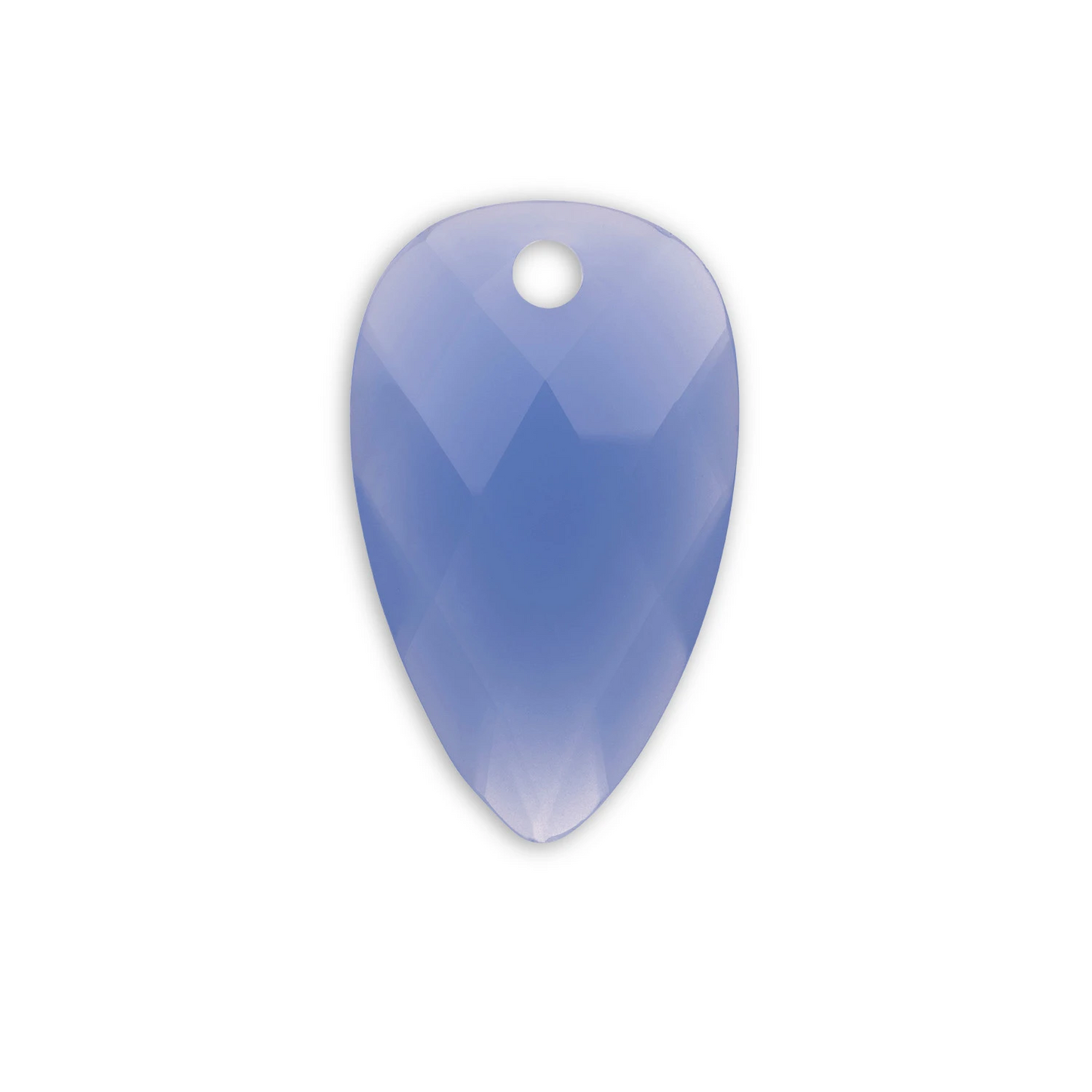 Pendant Gemstone | Blossom - Milky Blue Jade