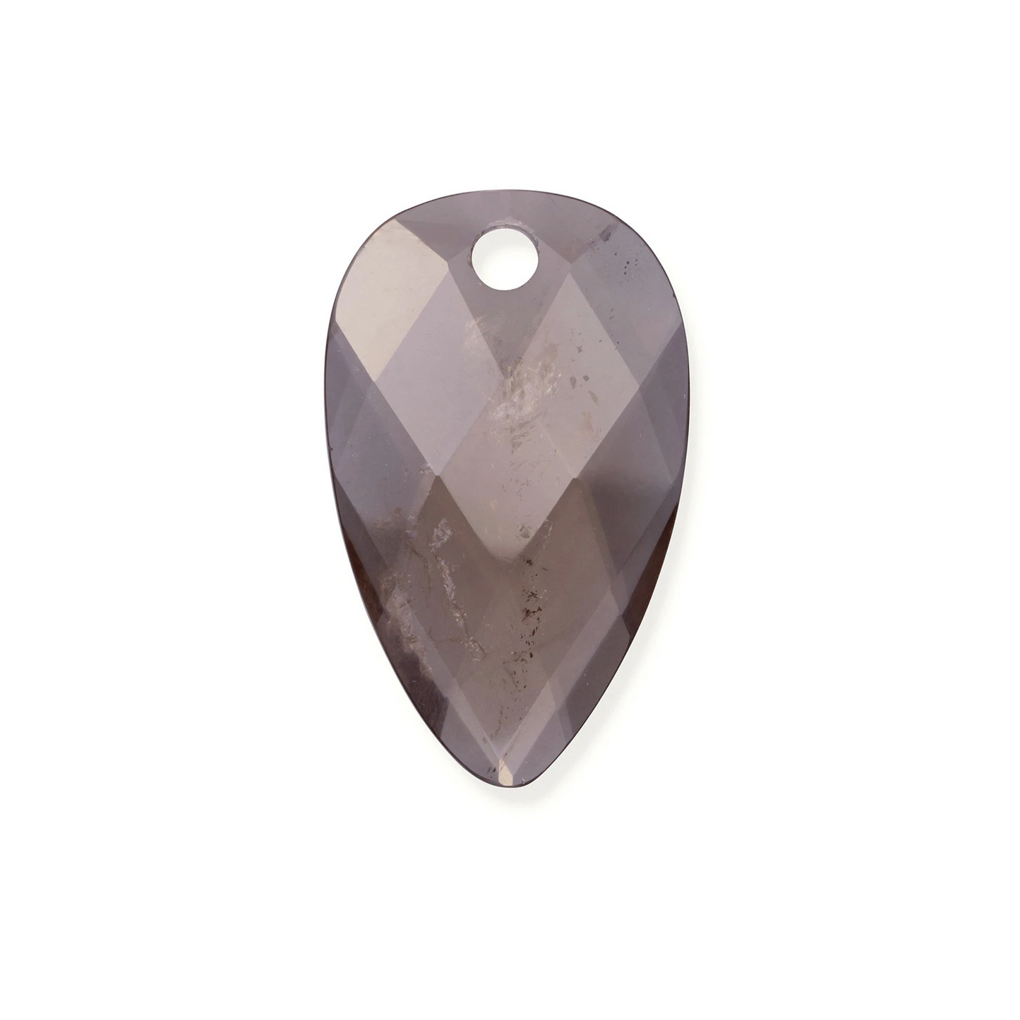 Pendant Gemstone | Facet Blossom Smoky Quartz - 33mm
