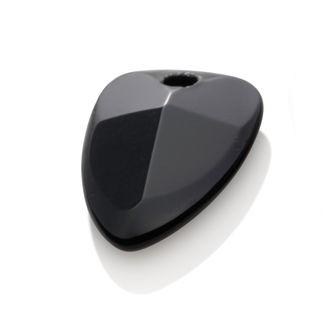 Pendant Gemstone - Facet Edge Onyx - 28mm