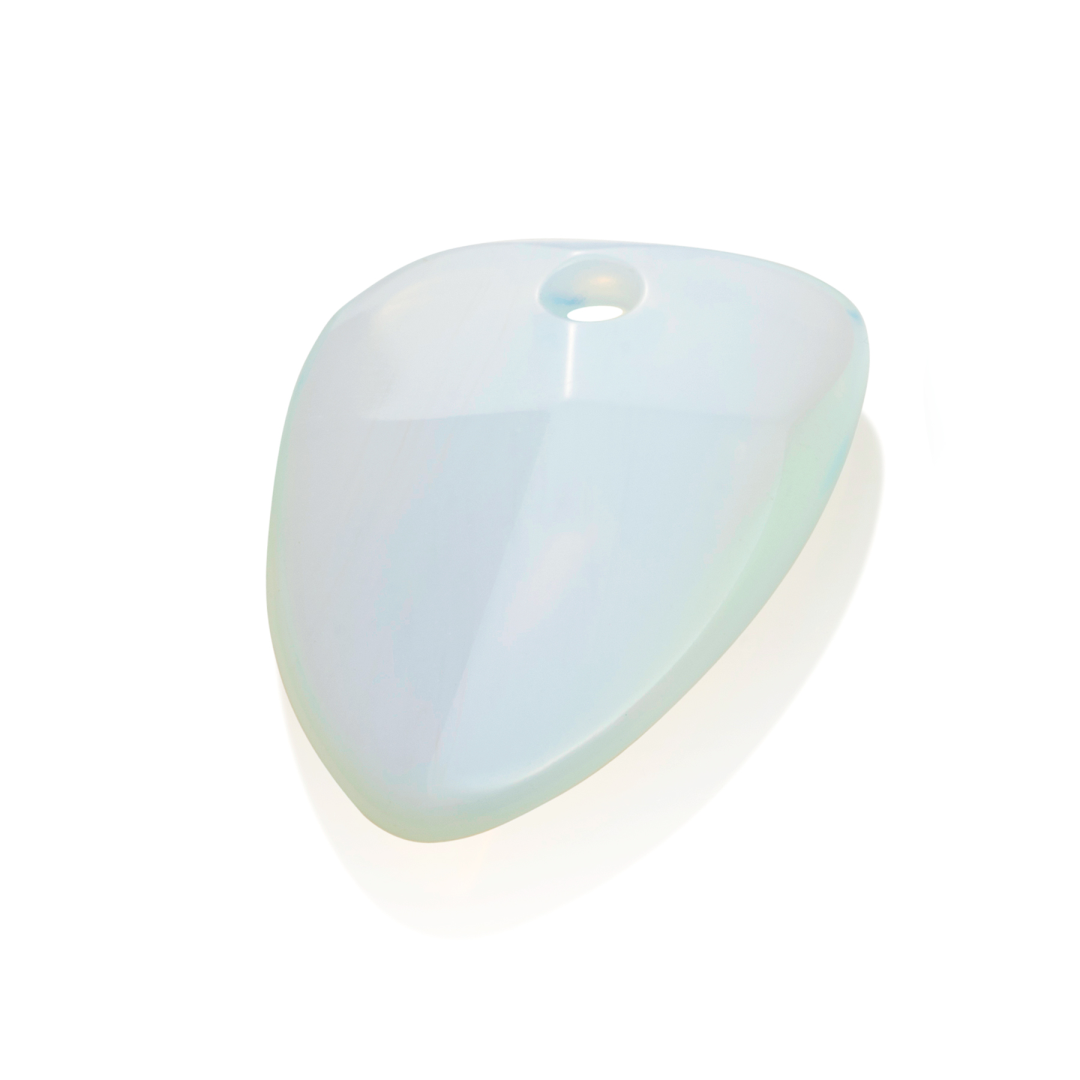 Pendant Gemstone - Facet Edge Opalite - 28mm