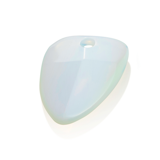 Pendant Gemstone - Facet Edge Opalite - 28mm