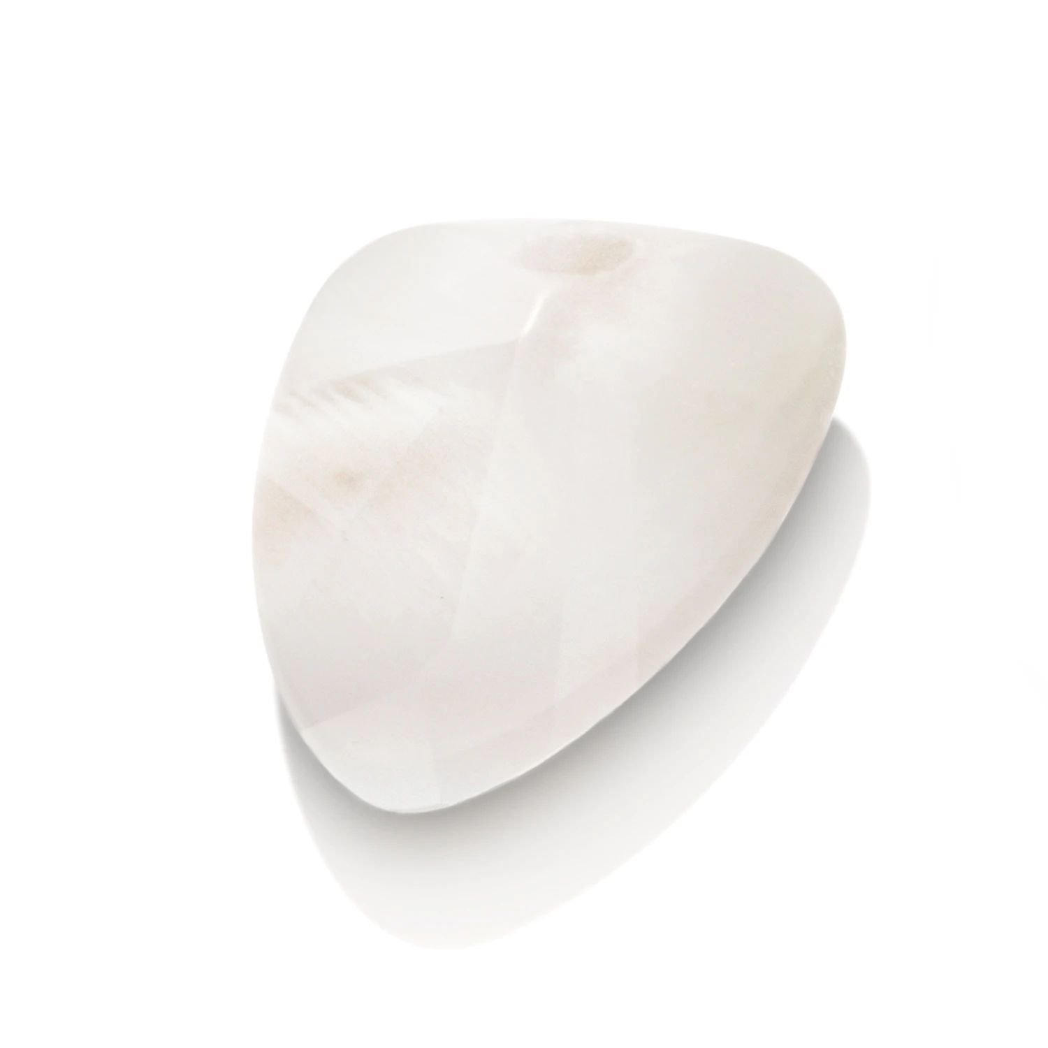 Pendant Gemstone - Facet Edge Pearl - 28mm